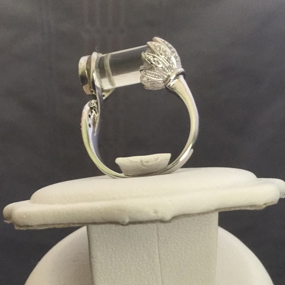 Elise Adore Jewelry - VtgAntqPlt/925SterlingSilver Elise Adore QrtzRng7